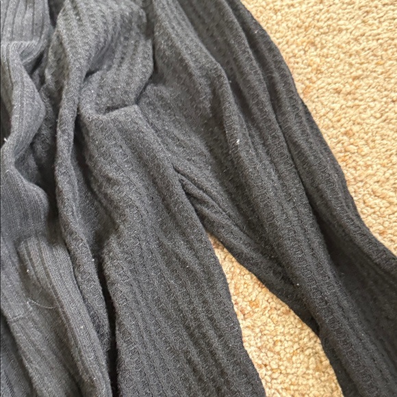 Sweet Romeo Black Open-Front Ribbed Cardigan - Picture 6 of 11